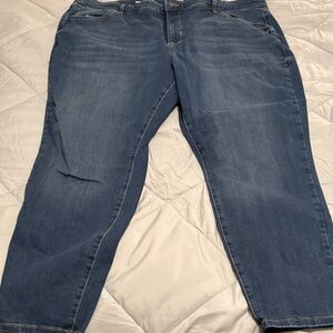 Sonoma Women's Dark Blue Ankle Jeans